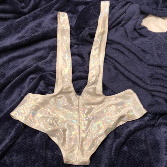 Little Black Diamond suspender booty shorts - Picture 4 of 5